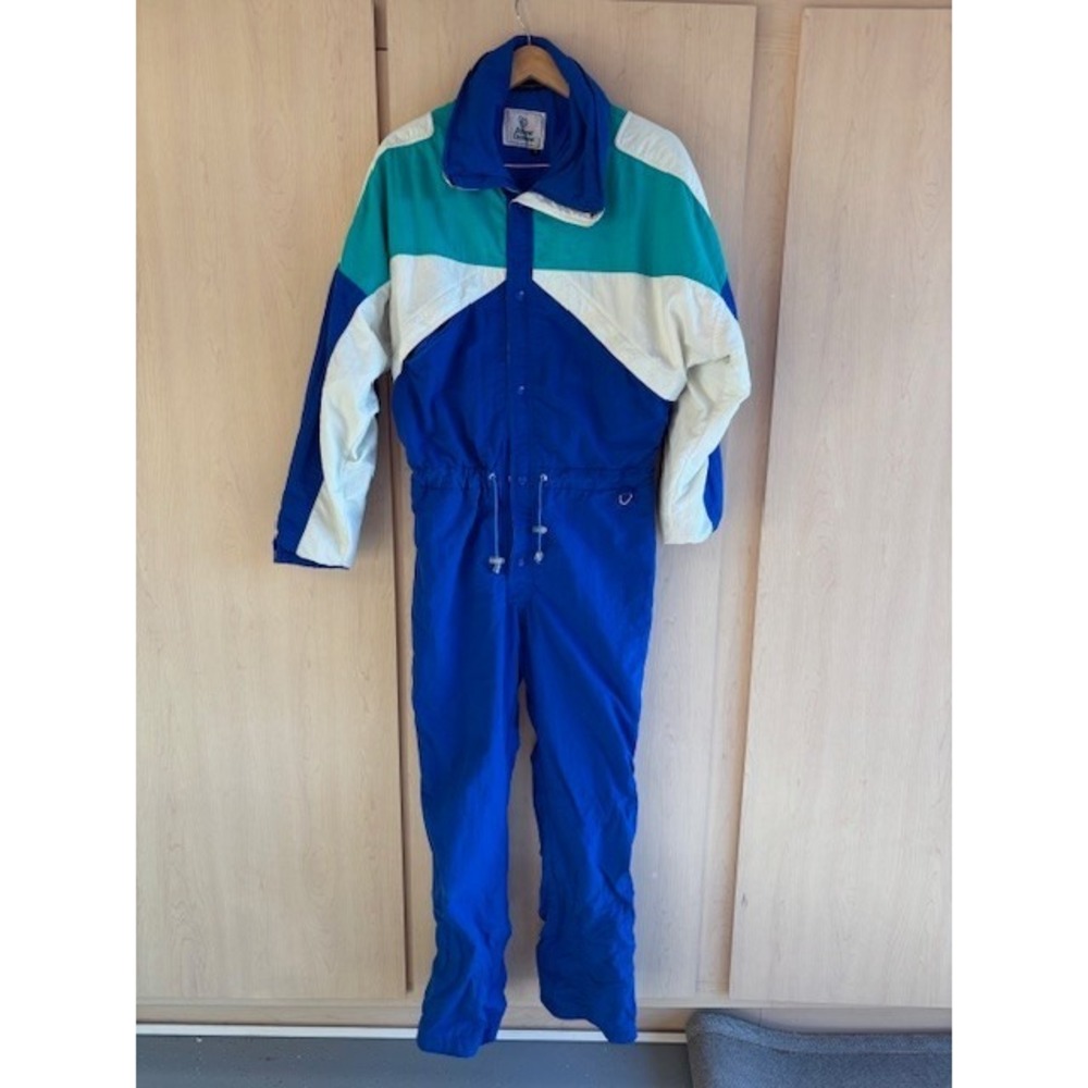 Blue and White Ski & Snow Jacket